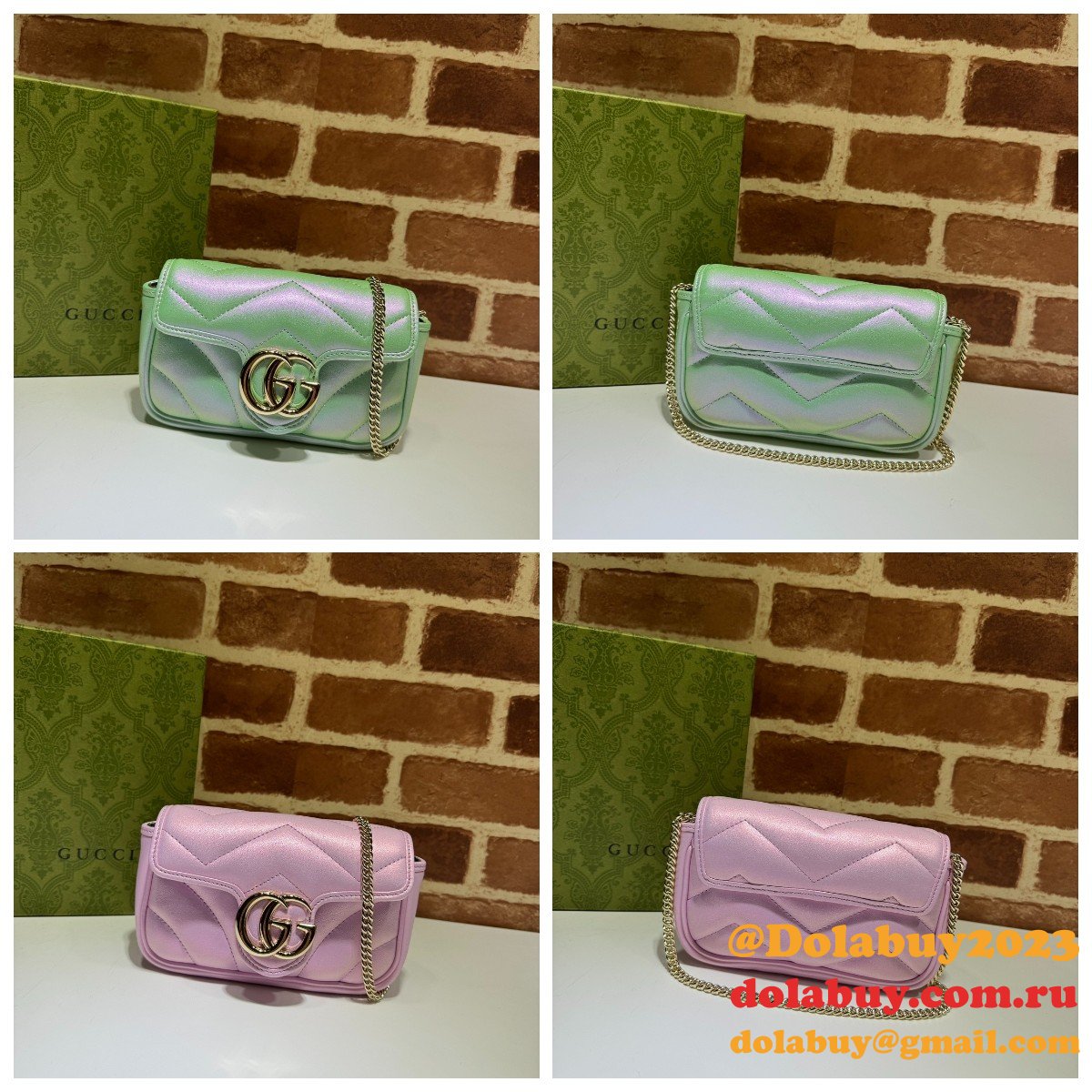perfect 476433 gg marmont super G*u*i 7 star inspired bag