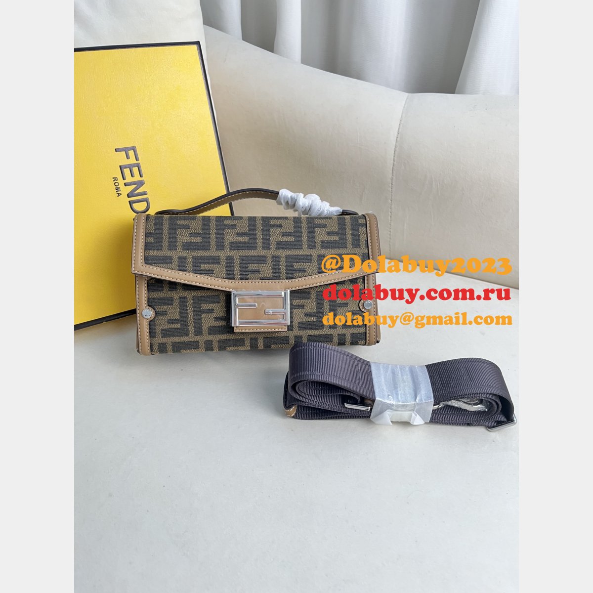 cheap top quality F**di box handbag