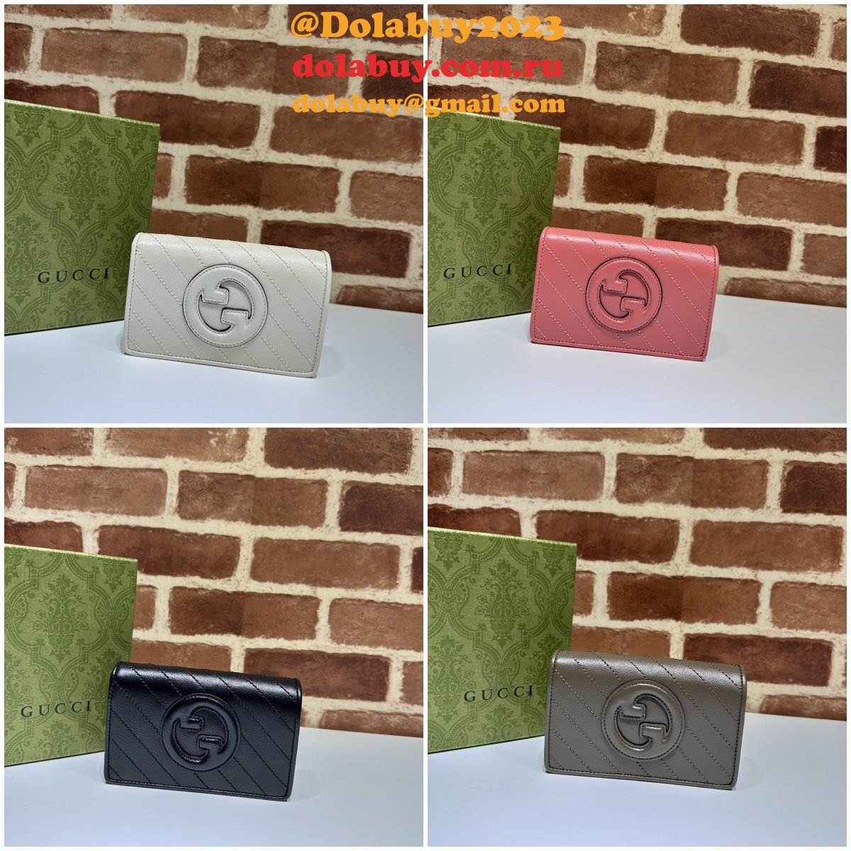 G*u*i 760336 blondie compact wallets top quality replica bag