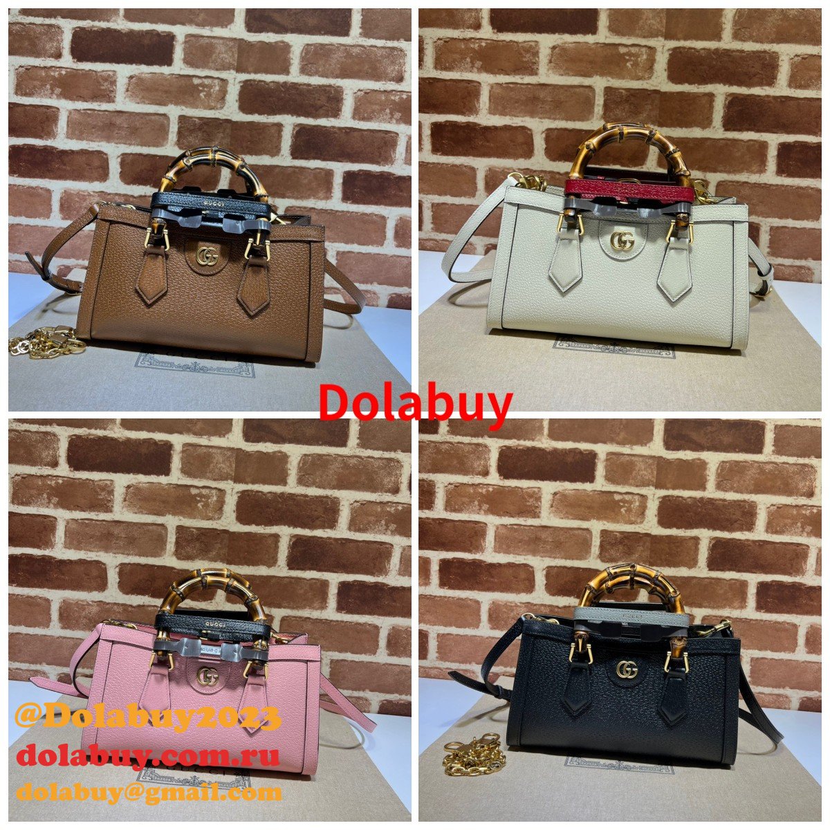 G*u*i diana replica 735153 small shoulder 1:1 mirror bag