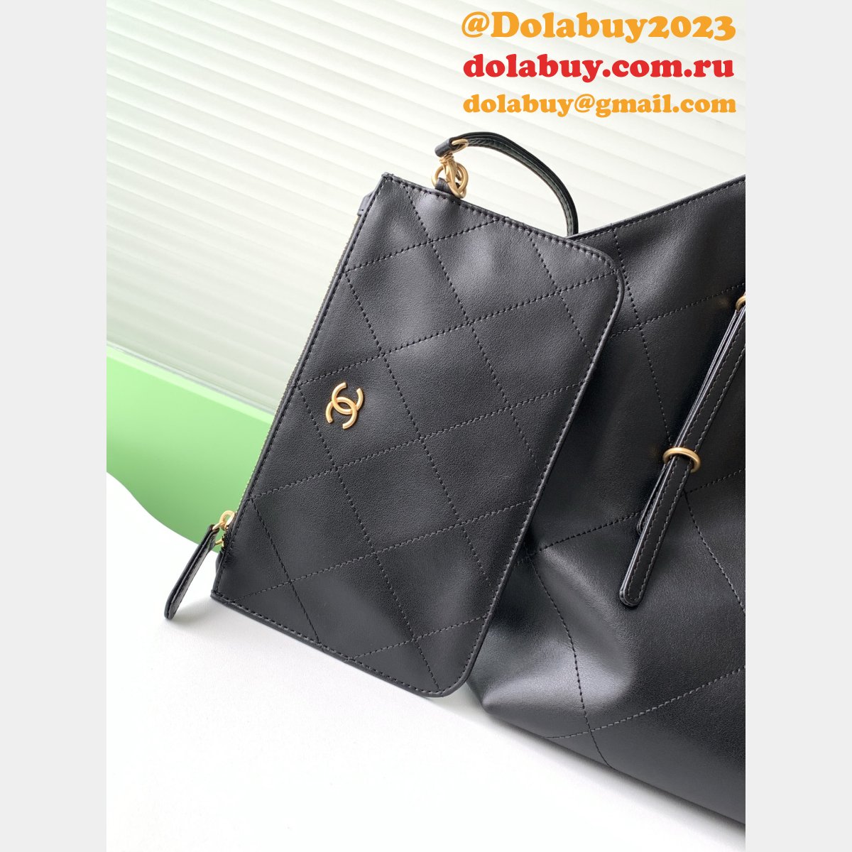 Replica 1:1 Mirror AS5466 & AS5463 Hobo Black Handbag
