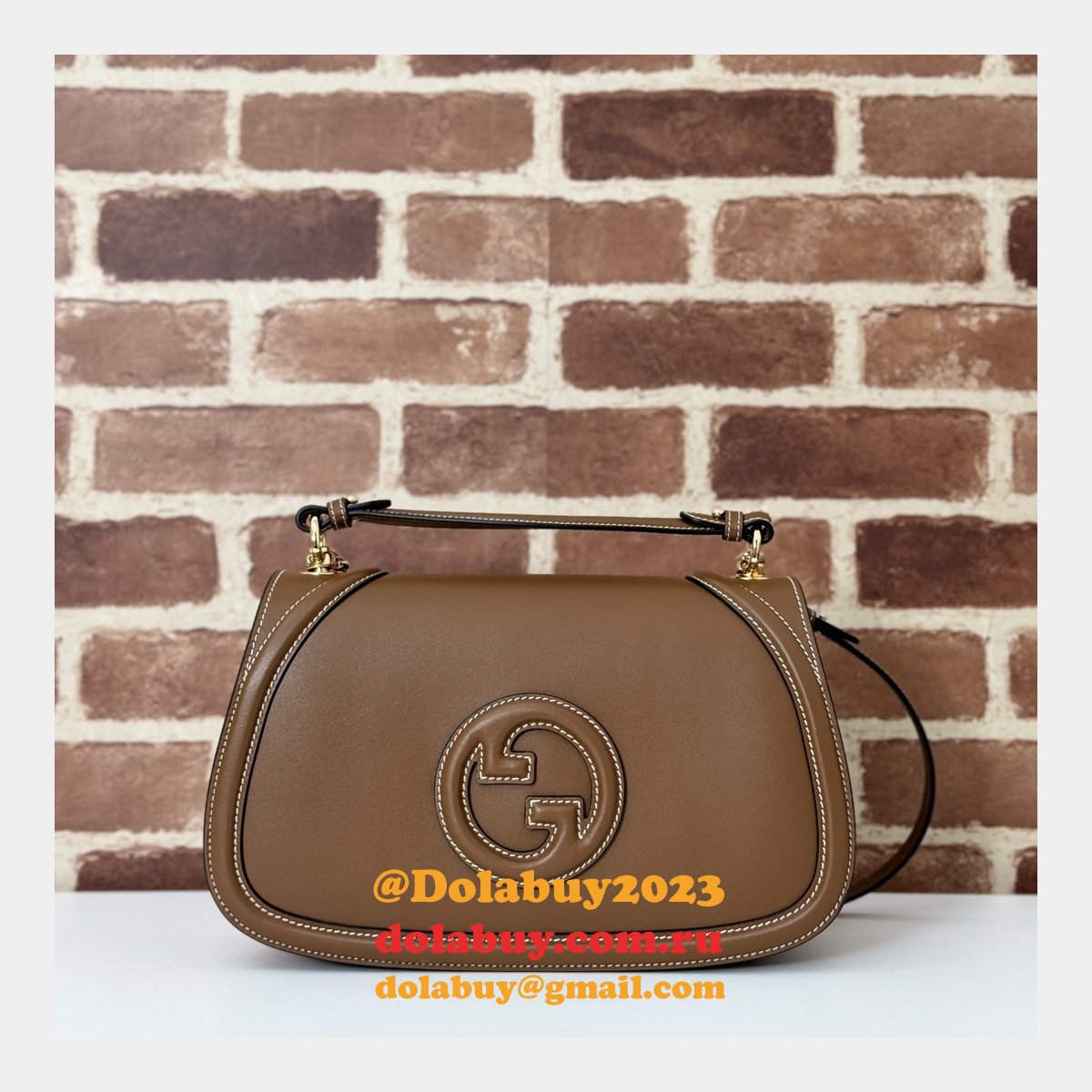 G*u*i designer 7 star 815716 blondie top handle copy bag