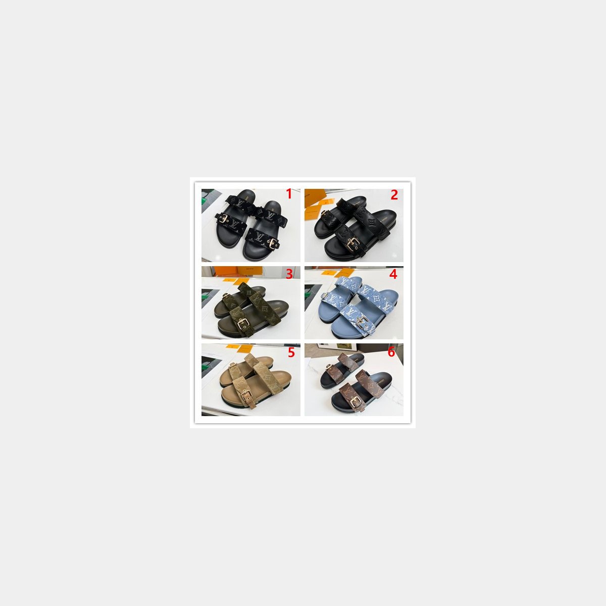 Top Quality LOUIS VUITTON men slippers