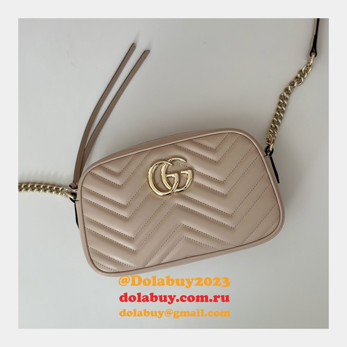 G*u*i replicas gg marmont 447632 pink shoulder best bag