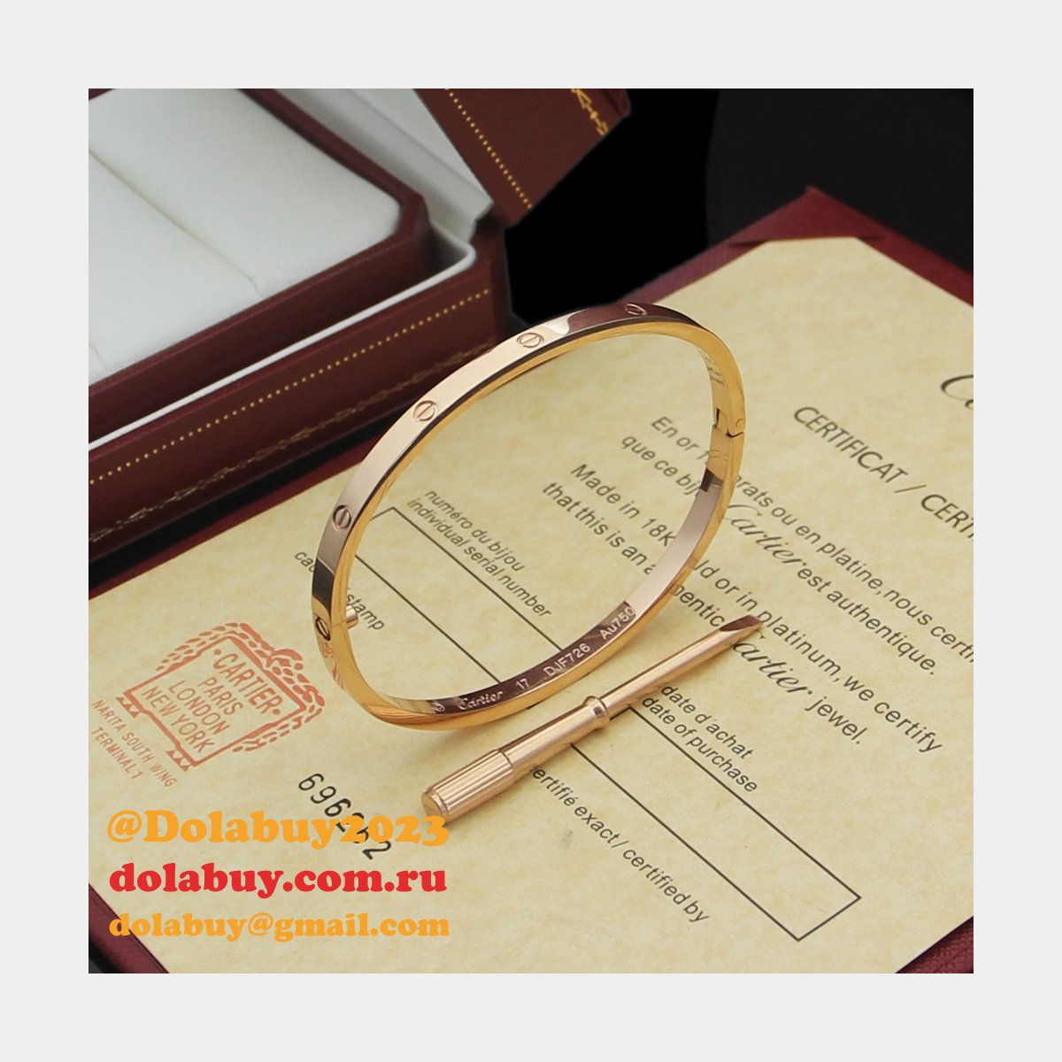 cheap 1:1 mirror Ca*t1er love bracelet wholesale