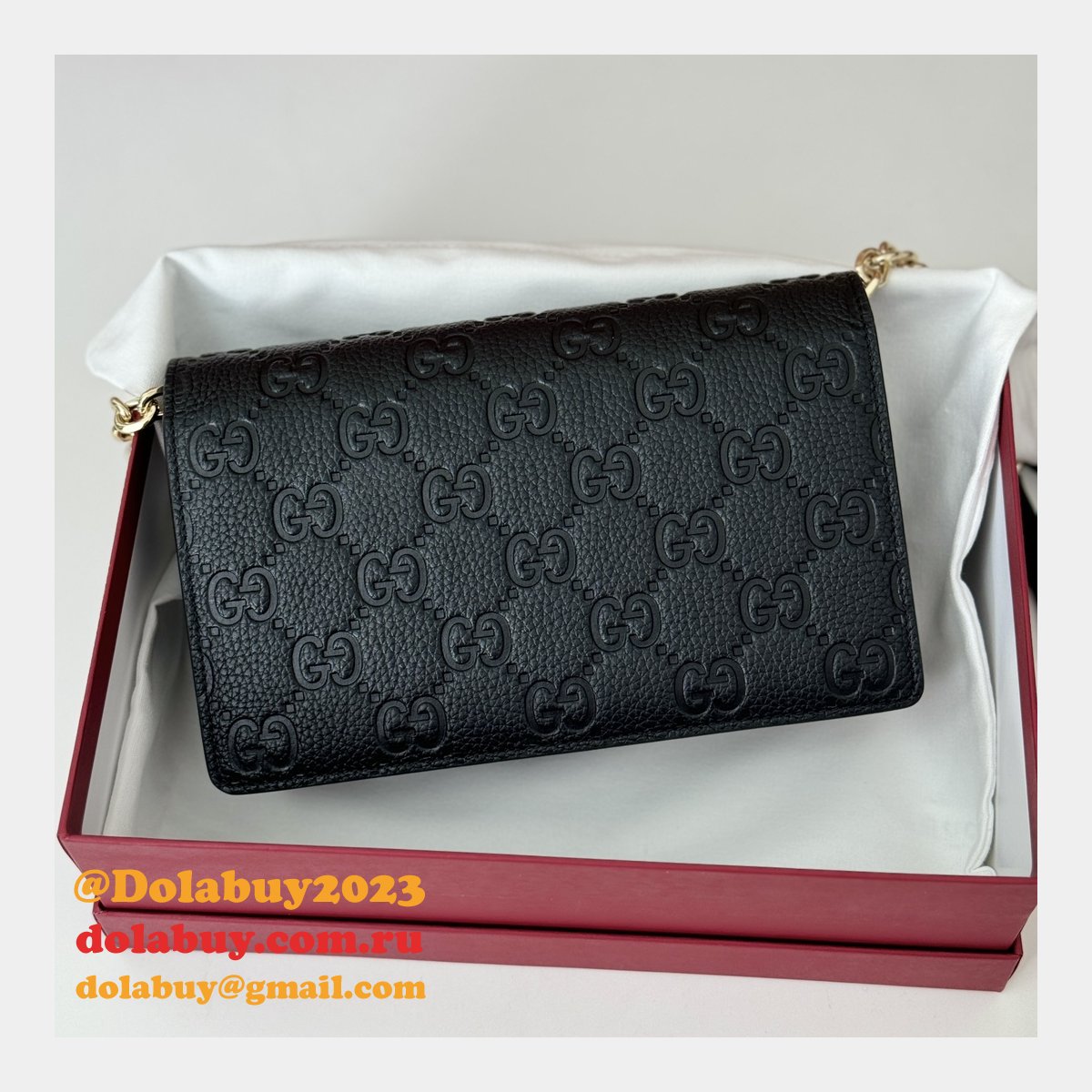 1:1 mirror G*u*i gg emblem super 818705 shoulder inspired bag