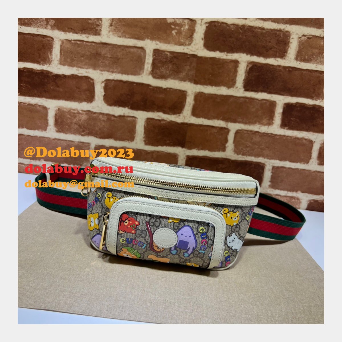 G*u*i replica 682933 animal print belt perfect bag
