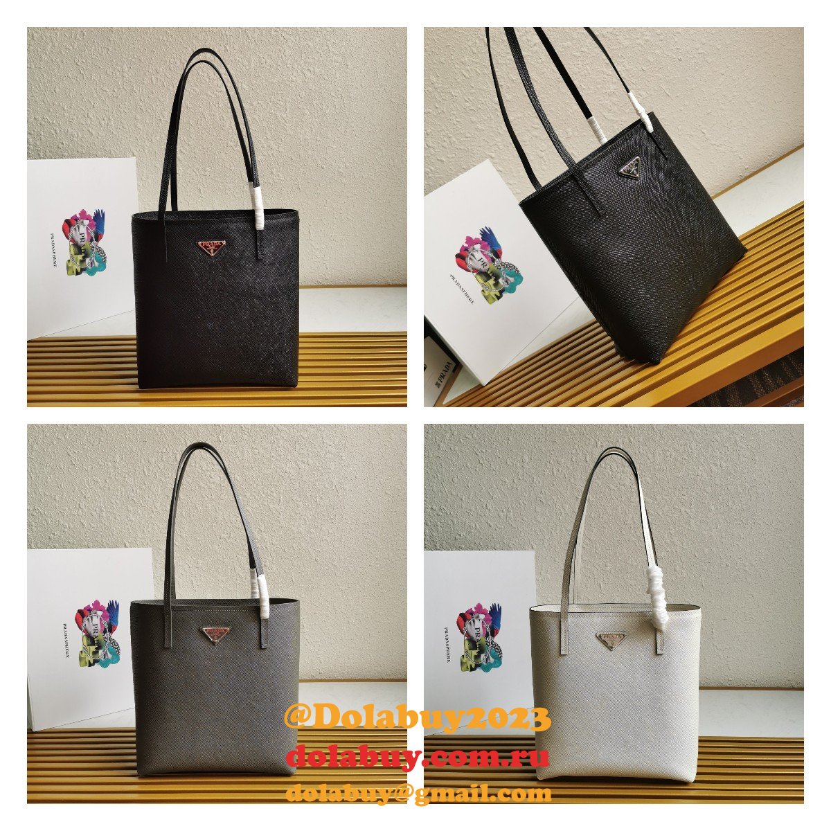 Replica Prada Best Small Saffiano Leather Tote 1BG342 Bag
