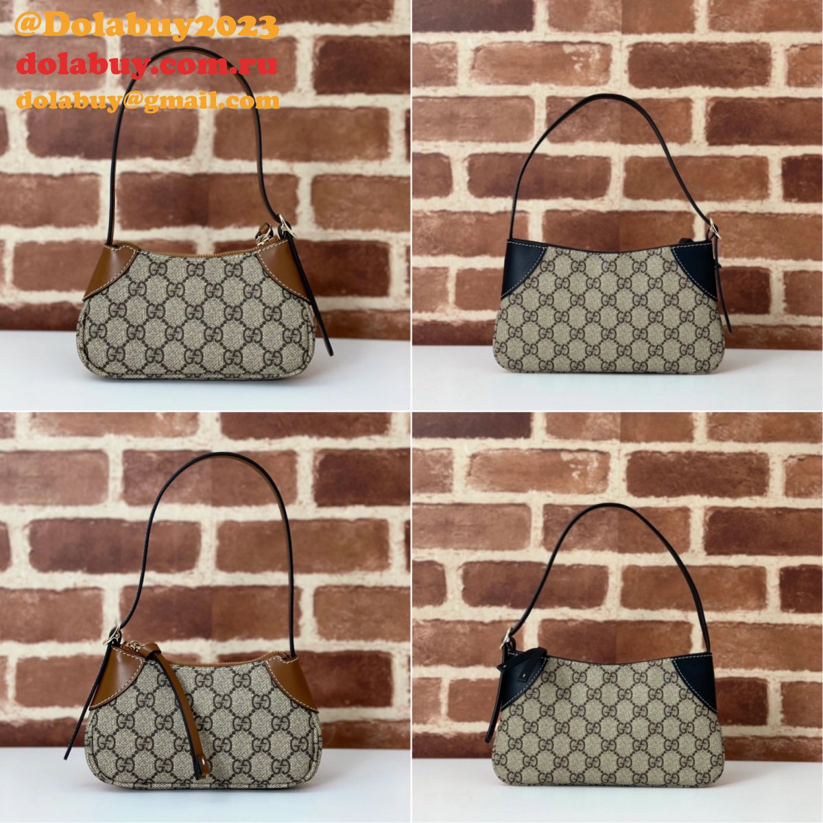 G*u*i 7 star gg emblem super mini shoulder 820696 designer bag
