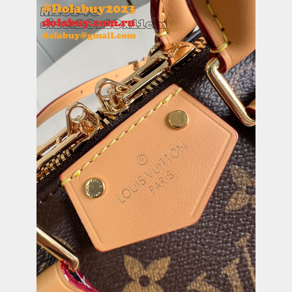 Louis Vuitton Designer Replica Speedy Trunk 20 Monogram M13146 Handbags
