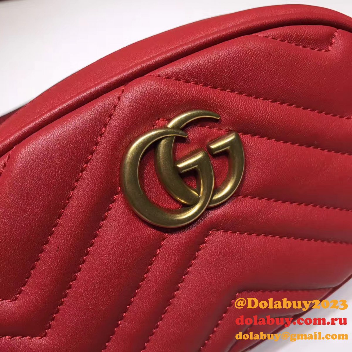 best 476434 G*u*i gg marmont matelassé leather belt bag