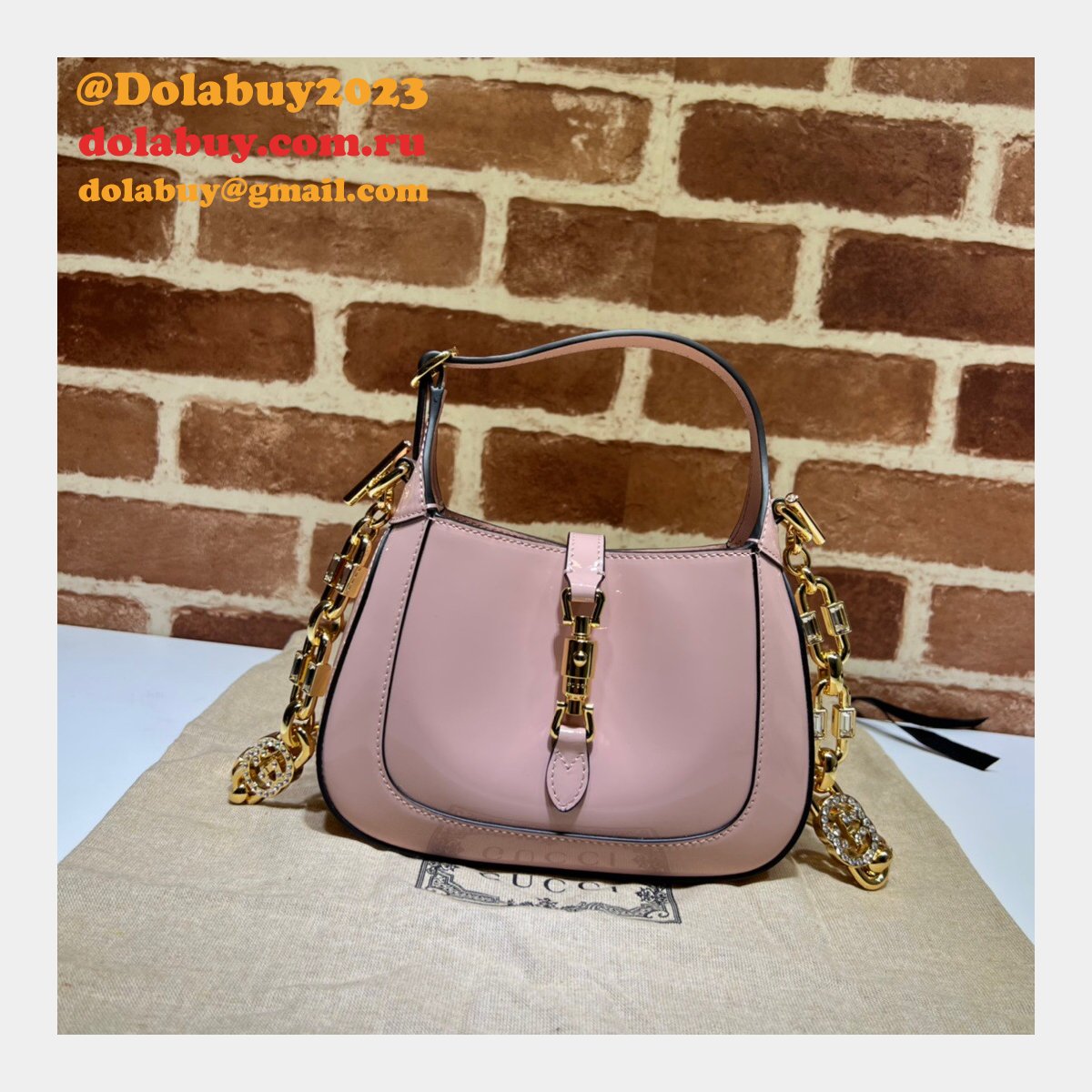 G*u*i top replica jackie 1961 shoulder 699651 bag