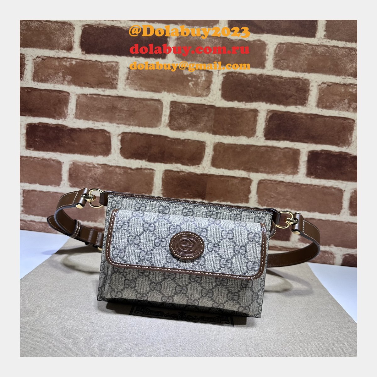 designer interlocking g G*u*i replica gg belt 746300 bags