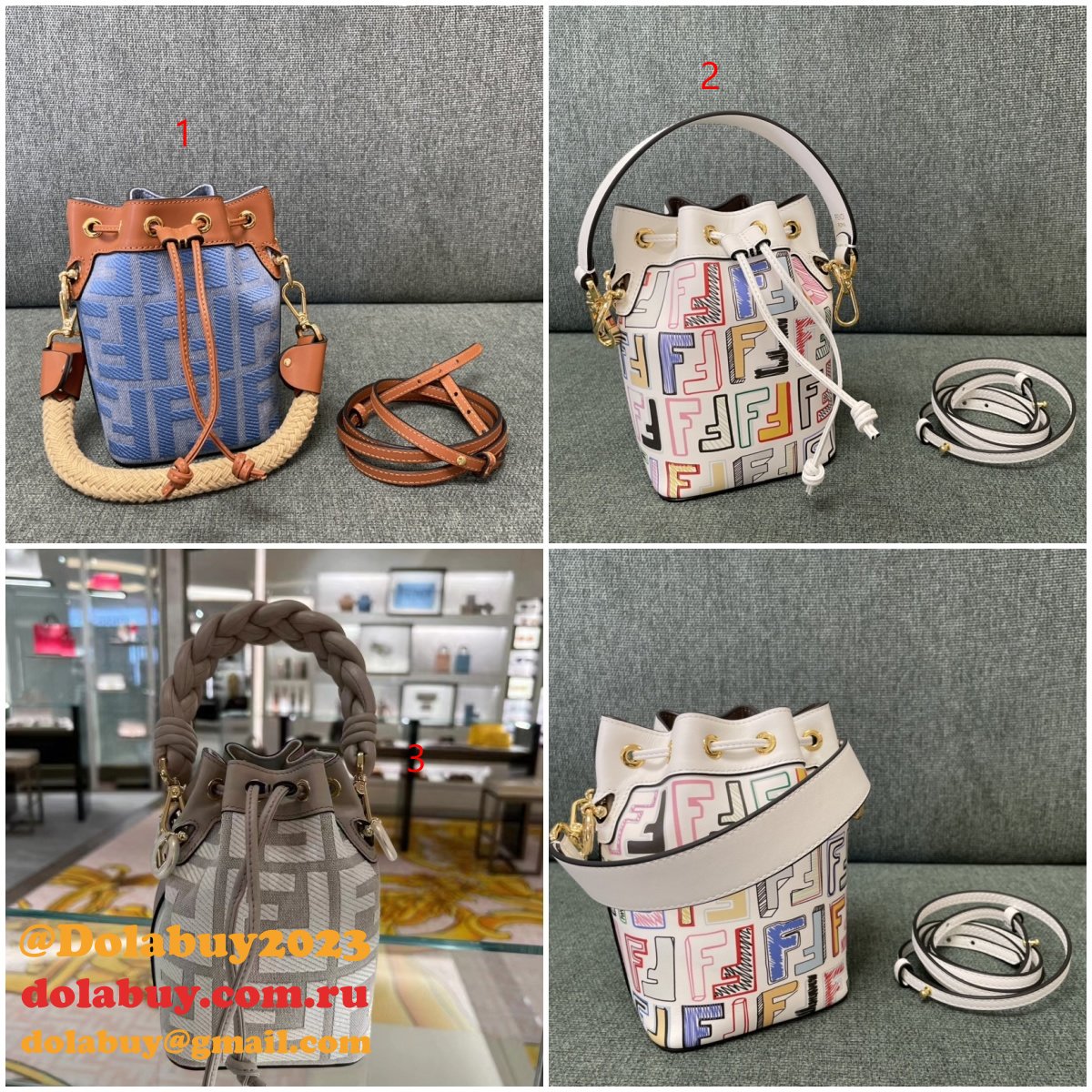 buying F**di baguette 83390 replica mon tresor purse