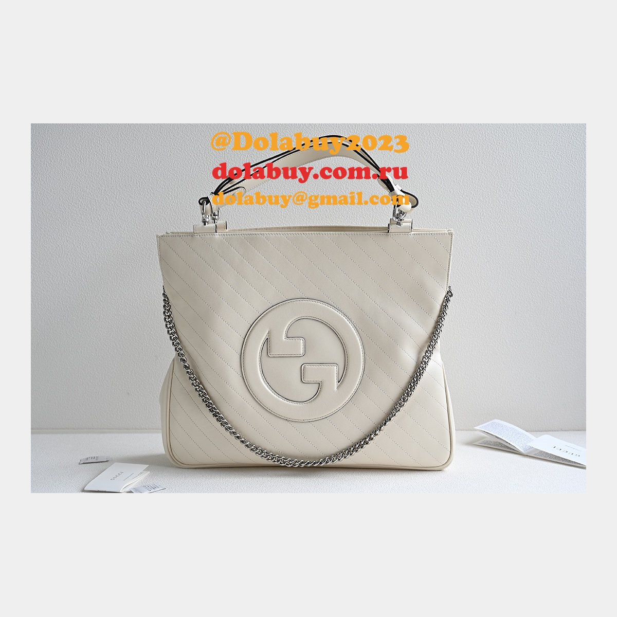 top quality 751516 blondie tote designer replica G*u*i