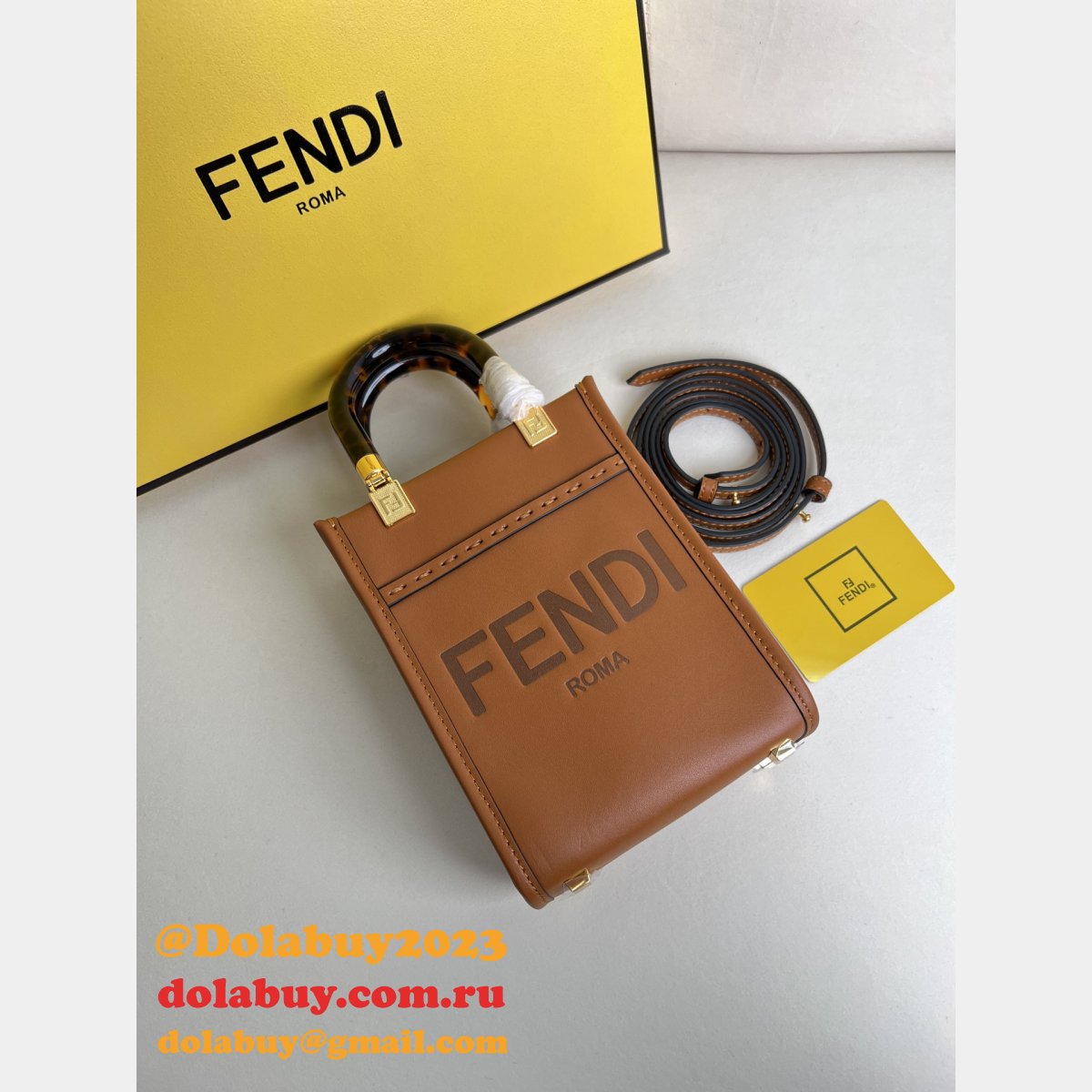 7 star F**di roma sunshine mini handbag
