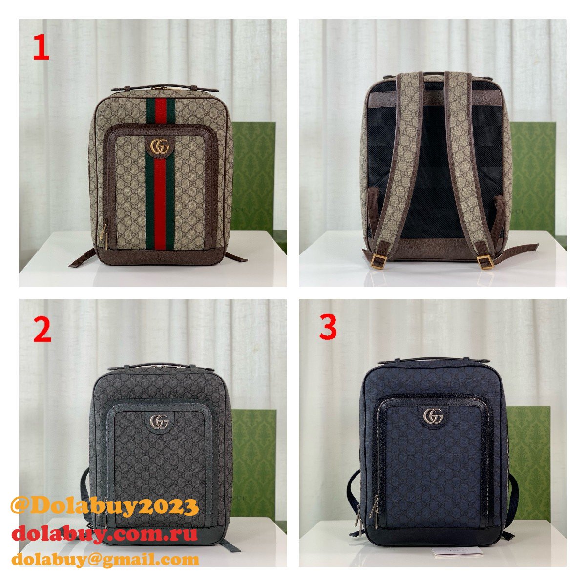 top quality G*u*i ophidia gg backpack 745718