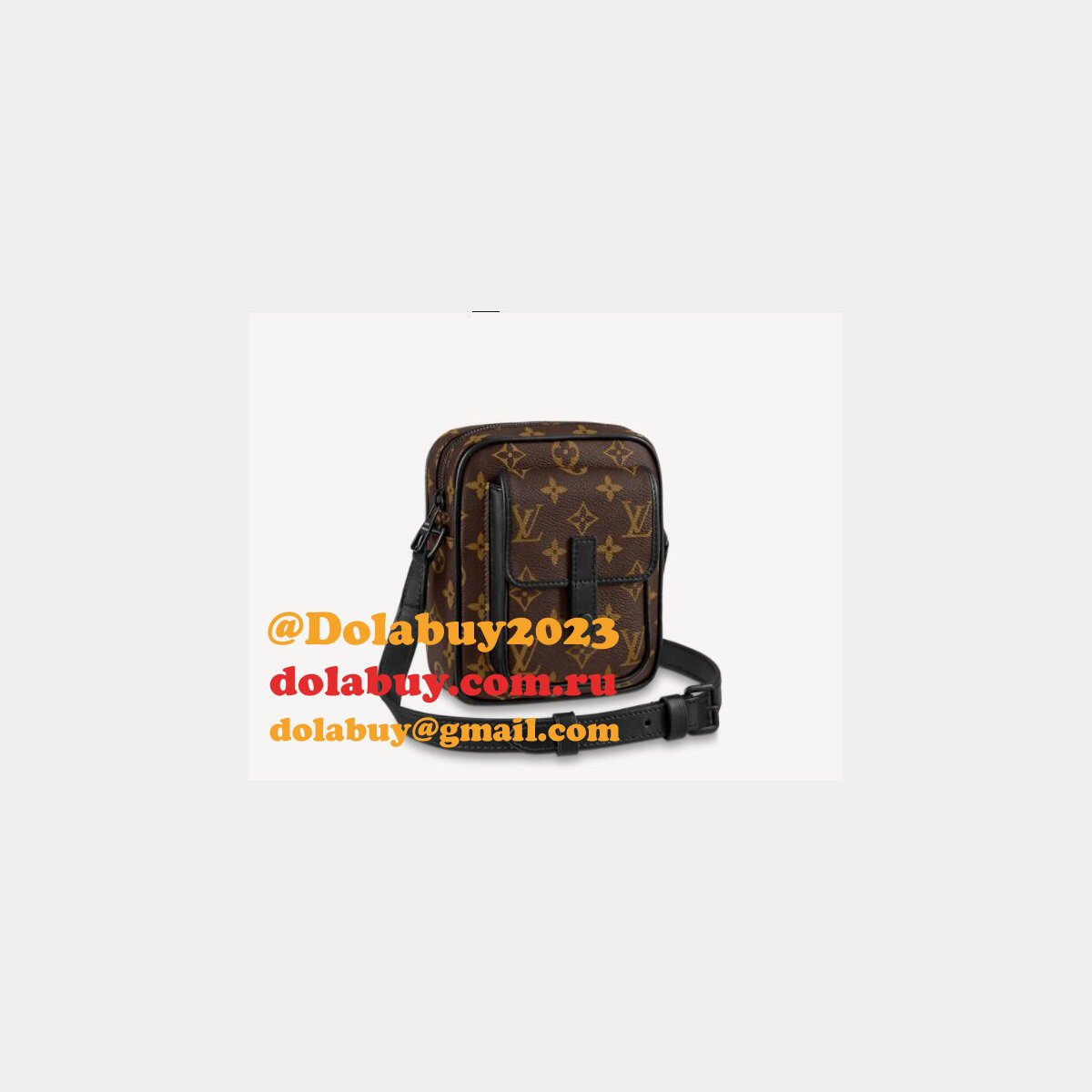 Best Louis Vuitton M69404 Christopher Wearable Wallet Monogram Macassar Canvas
