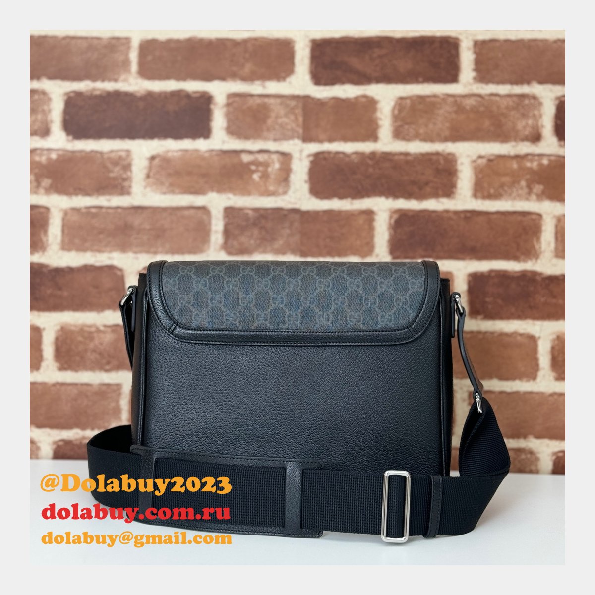 best G*u*i black medium gg crossbody 795459 7 star inspired bag