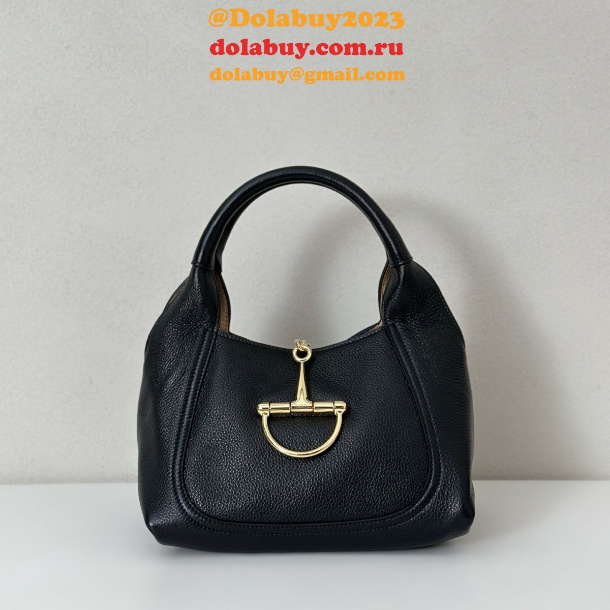 duplicate 837467 G*u*i softbit small shoulder aaa+ black bag