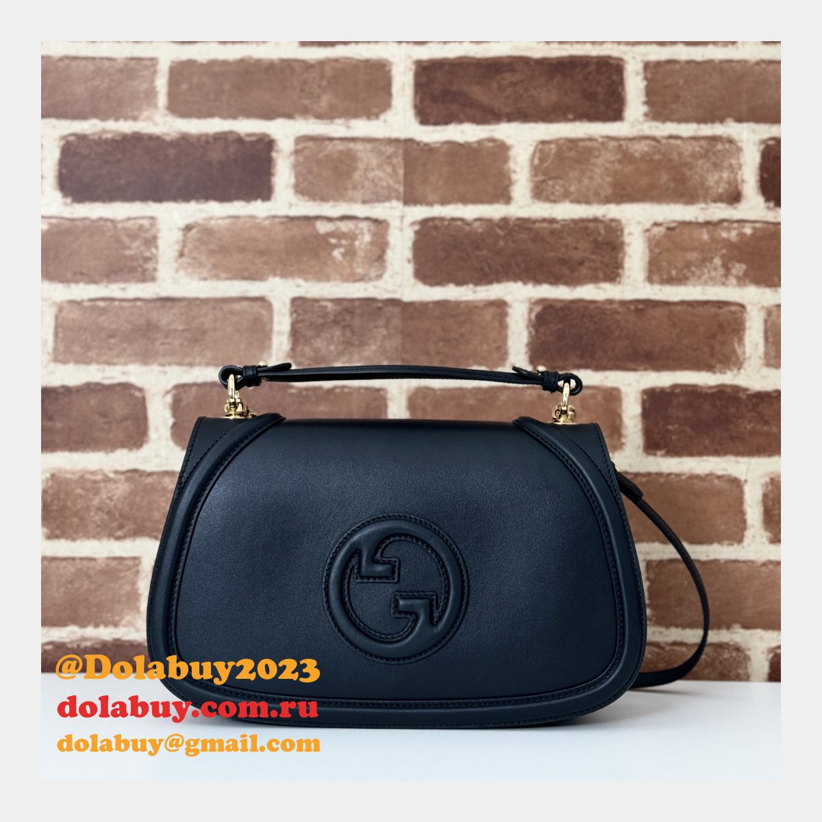 G*u*i designer 7 star 815716 blondie top handle copy bag
