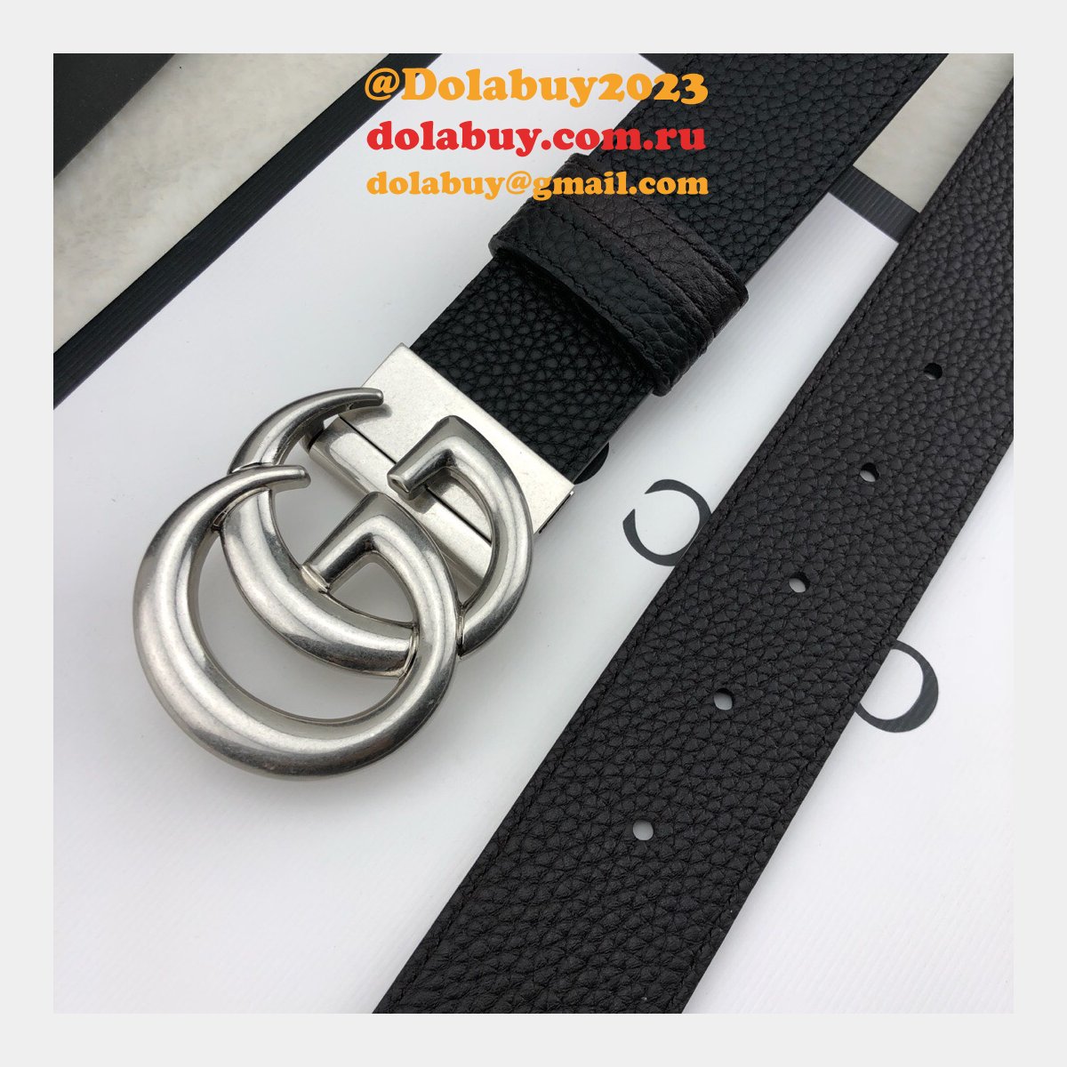 aaa+ G*u*i 38mm replica gg sliver/golden black belt