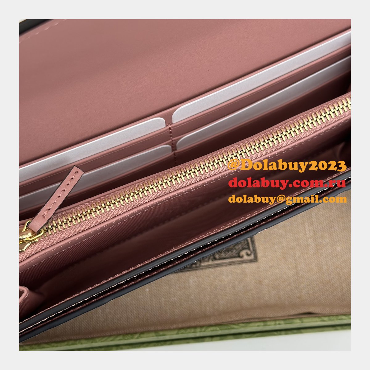 perfect best G*u*i replica 1:1 mirror 772791 gg continental wallet