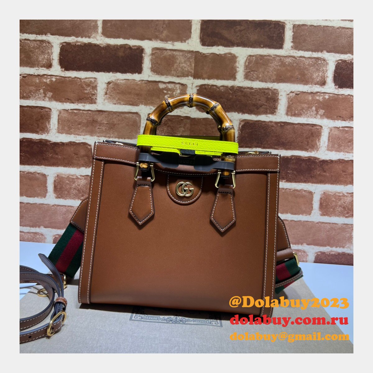 fake G*u*i 1:1 quality diana top handle tote 702721 bag