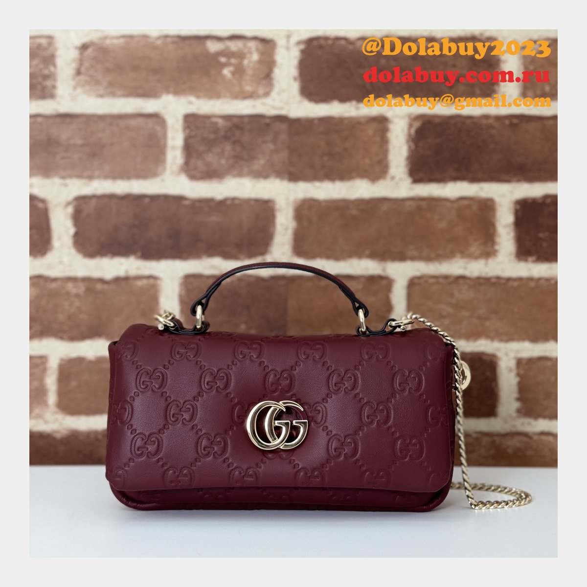 G*u*i duplicate gg milano 806017 top handle high bag