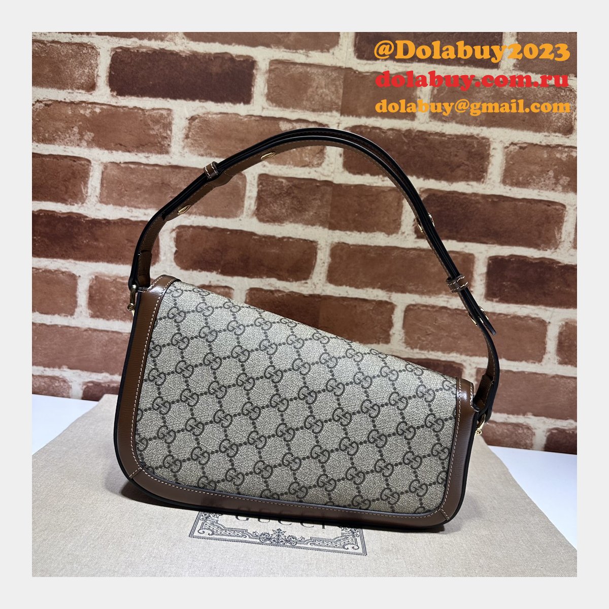 top quality 764155 horsebit shoulder 1955 G*u*i inspired bag