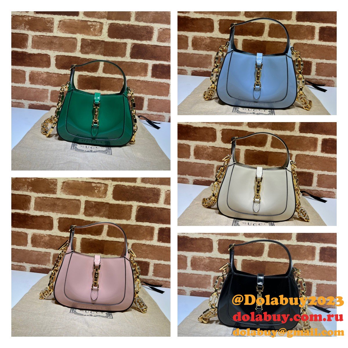 G*u*i top replica jackie 1961 shoulder 699651 bag