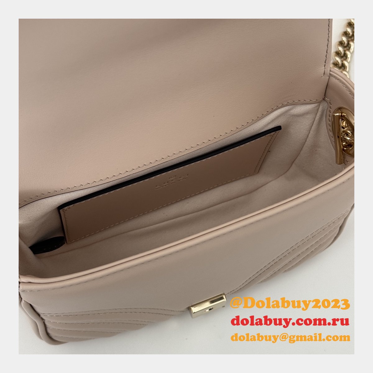 G*u*i luxury 1:1 gg marmont 811238 copy bags
