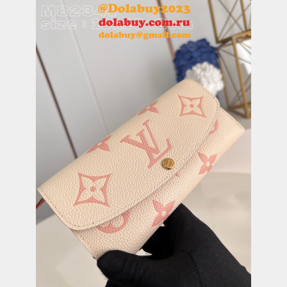 Emilie Wallets Louis Vuittons Wholesale M82341 Replica Bag