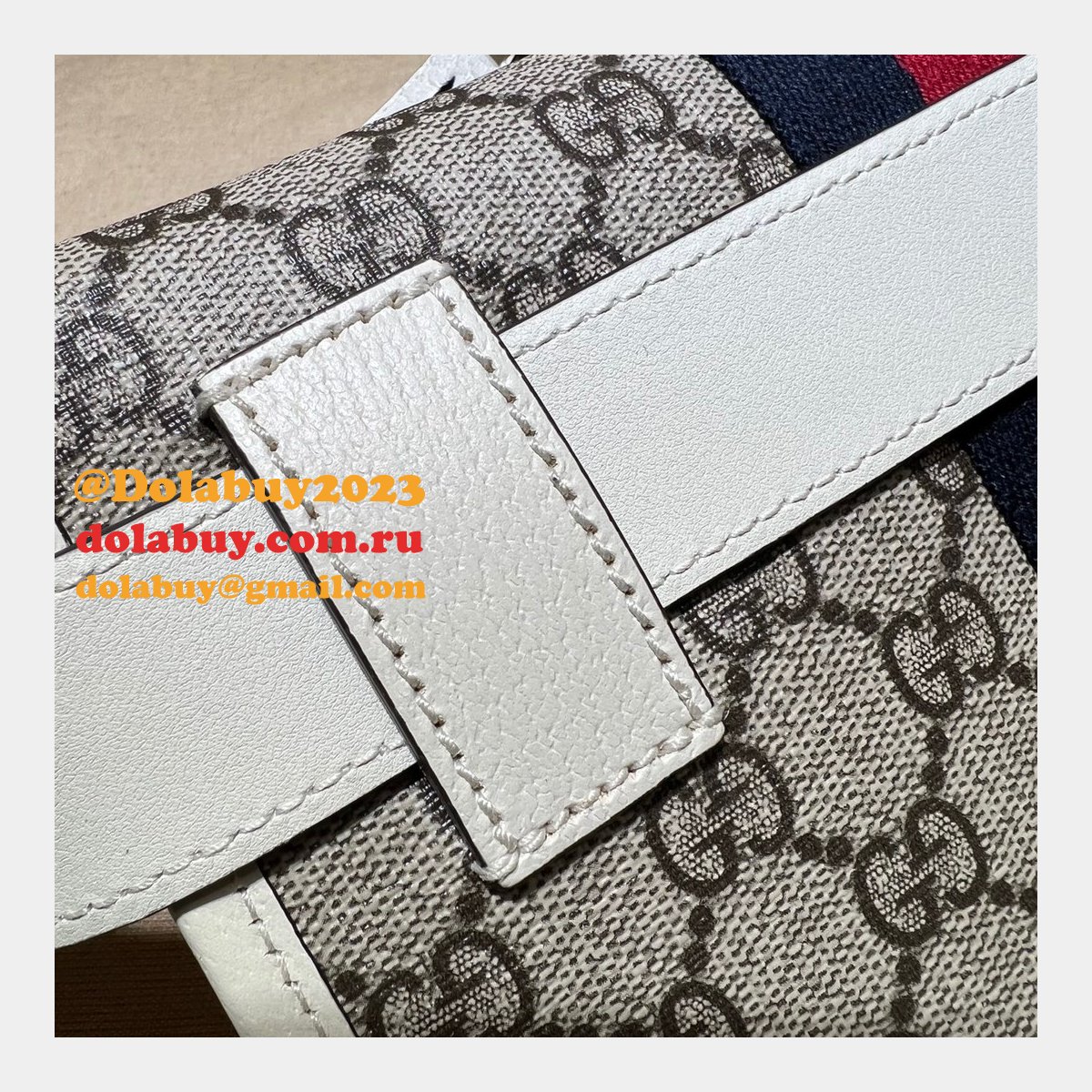 best quality G*u*i replica ophidia belt bag 674081 gg supreme canvas