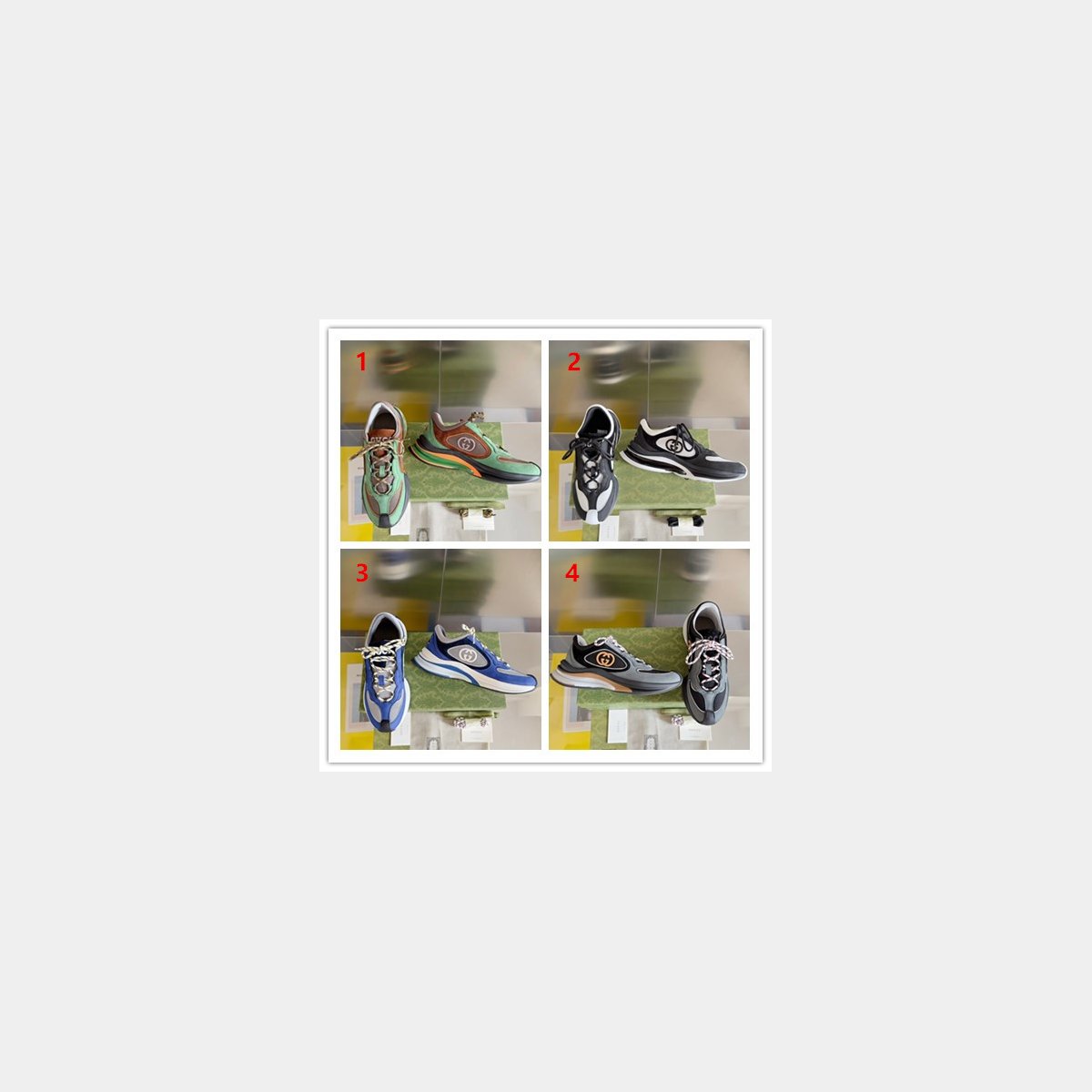 luxury designer G*u*i men run trainer shoes