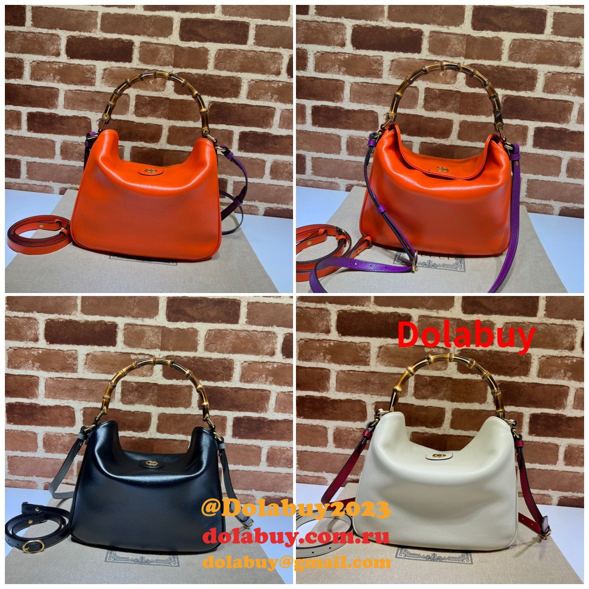 G*u*i 746124 fake diana 1:1 mirror shoulder fashion bag