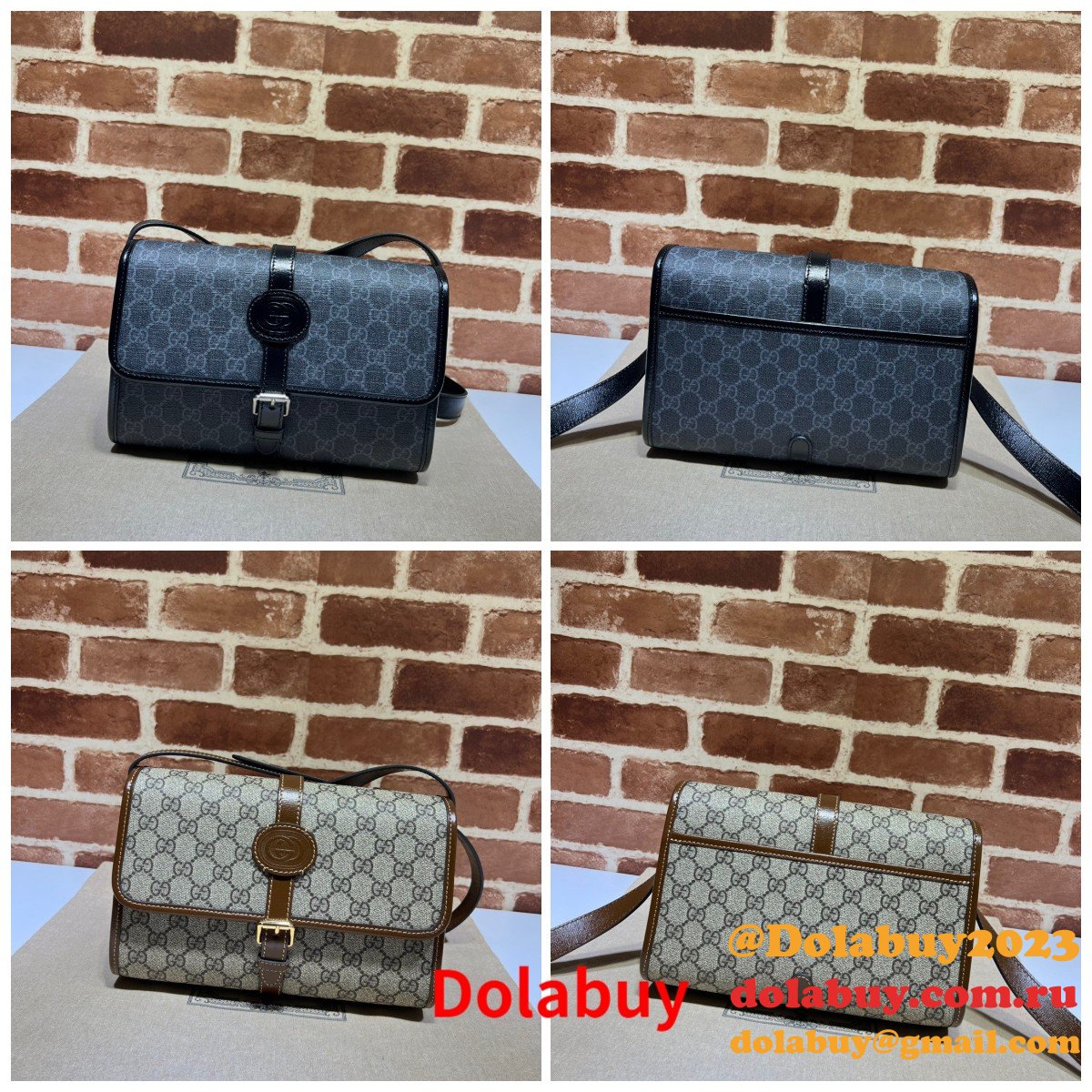 G*u*i 745679 gg messenger fashion interlocking g high replica bag