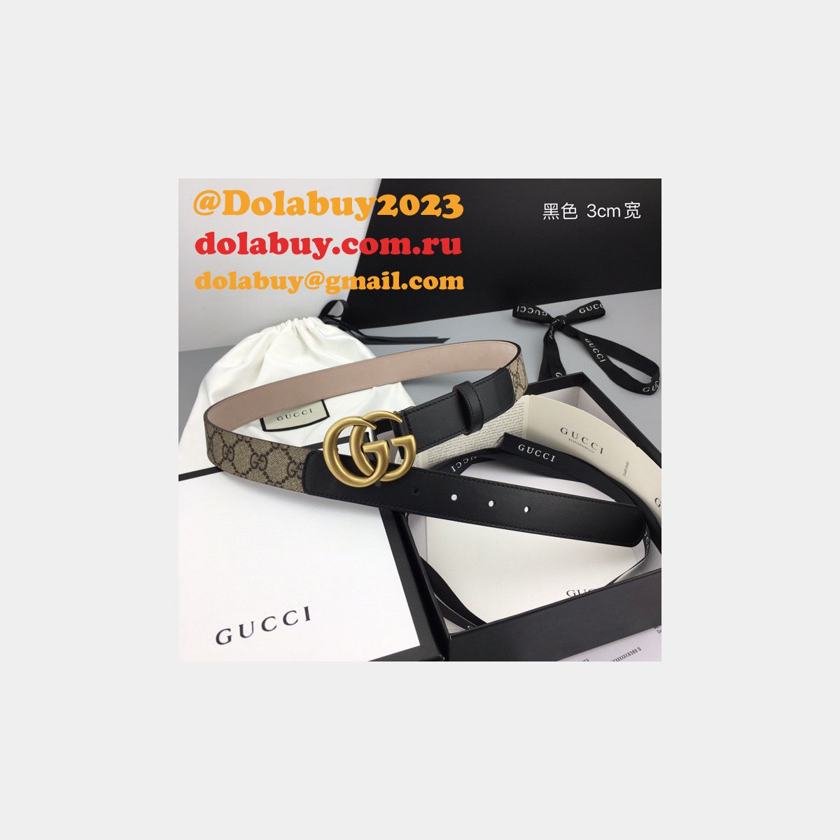 replica luxury G*u*i 3.0cm designer belts online store
