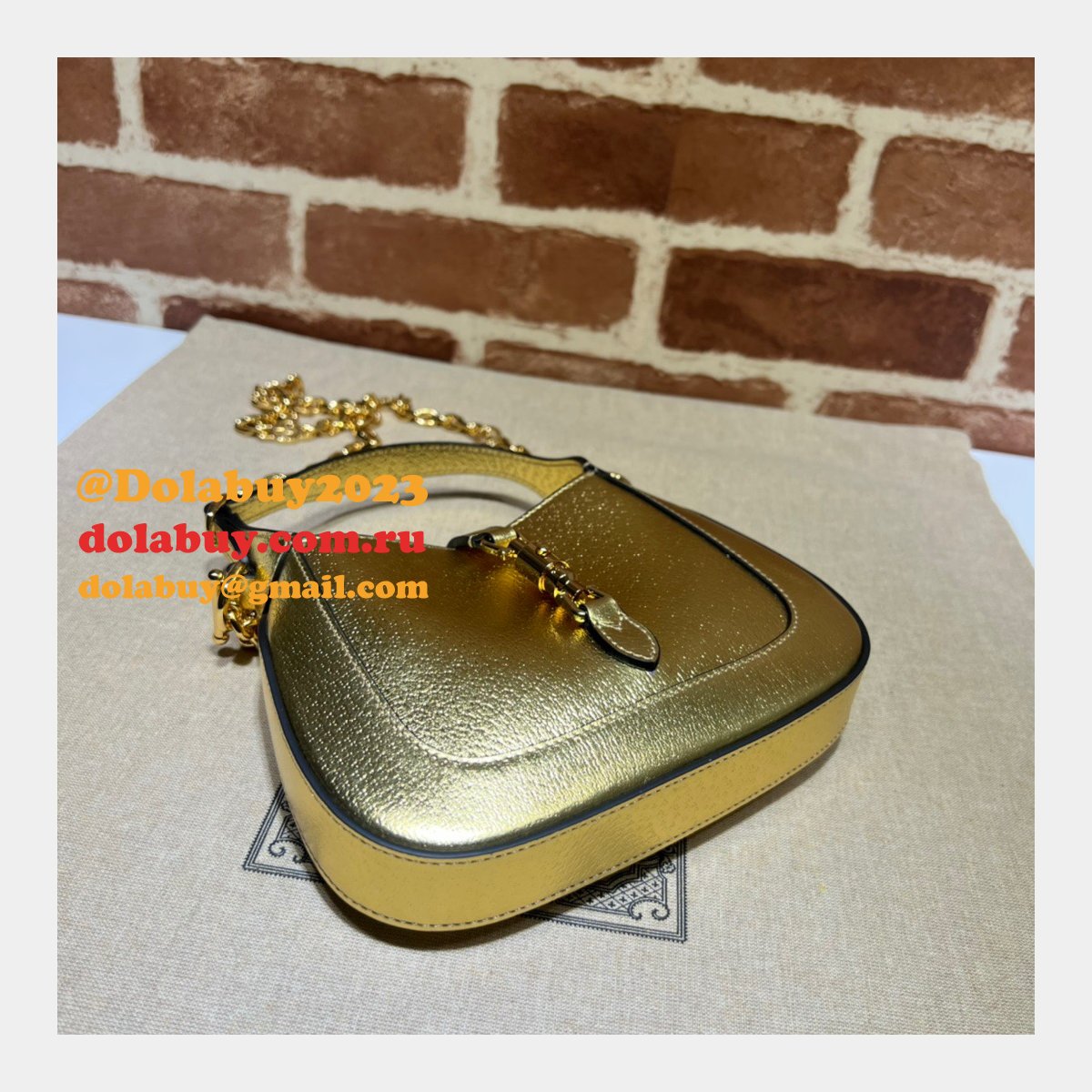 G*u*i replica chain 675799 jackie 1961 lizard cheap bag