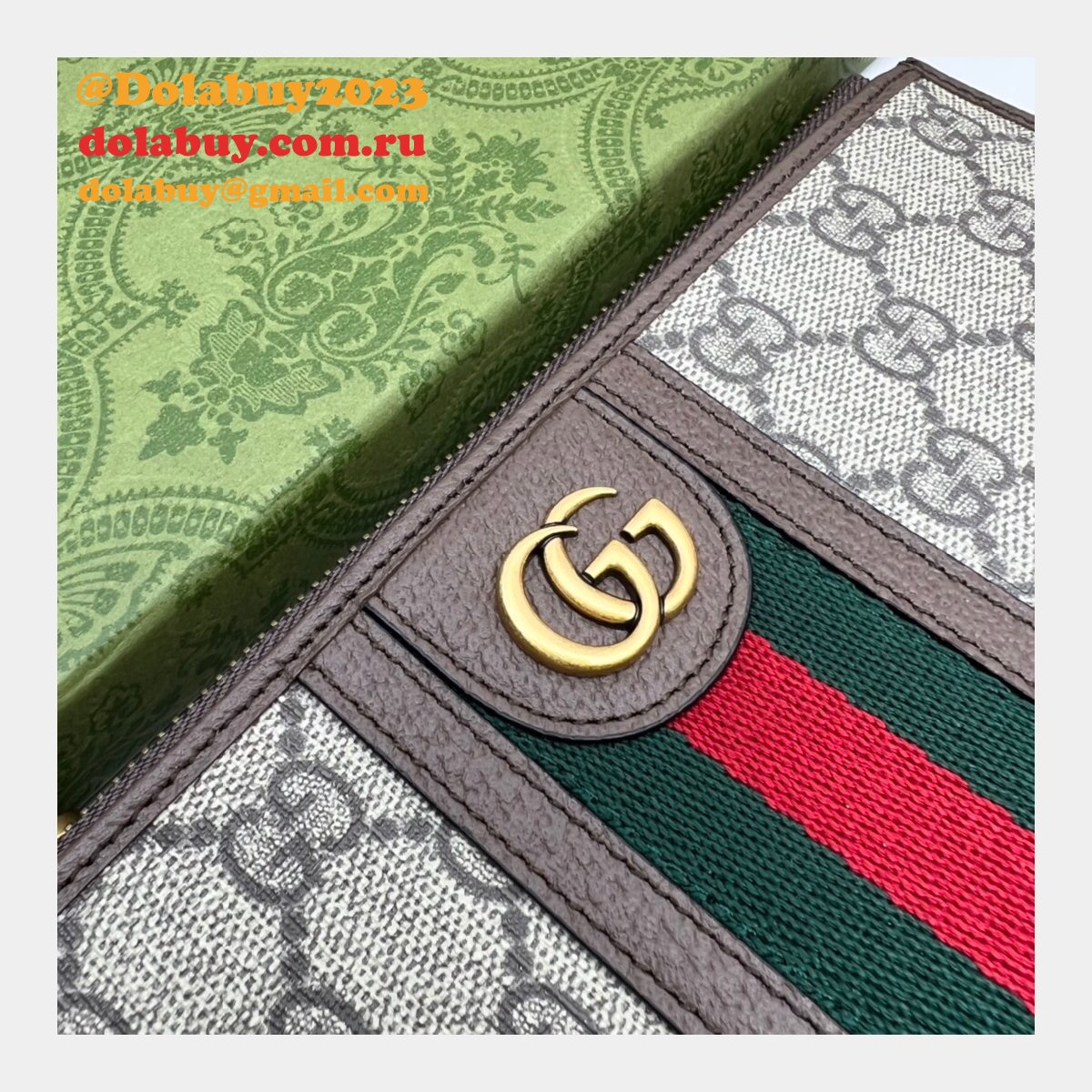 replica G*u*i ophidia gg pouch 672989 collection
